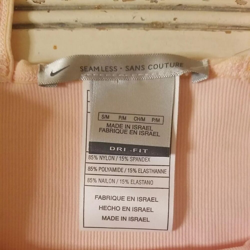 Nike Alpha Project Seamless Pink Sans Couture Bra SIZE S/M - Picture 7 of 8